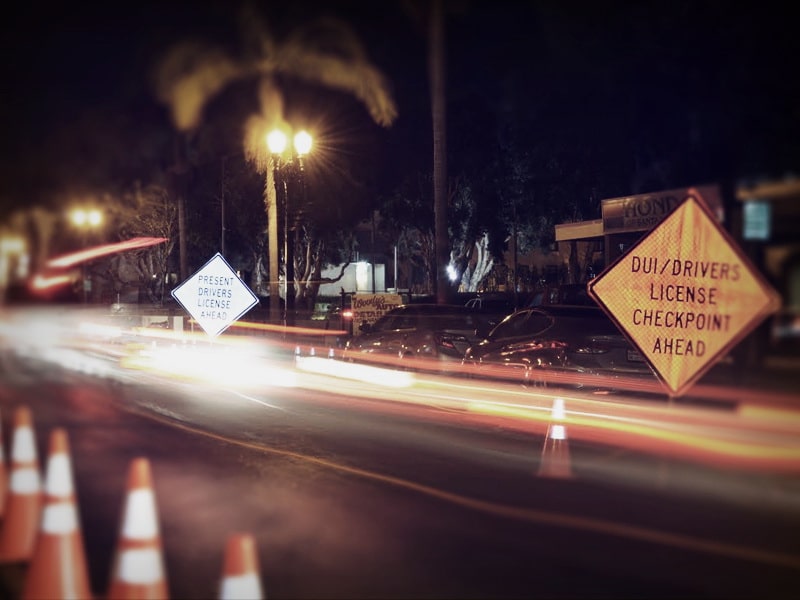 DUI Drivers License Checkpoint
