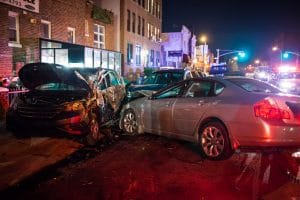 Child in a car accident